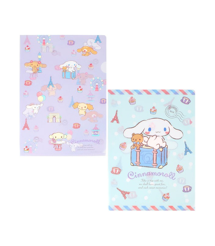 Cinnamoroll Clear File Set: Trip - The Kitty Shop