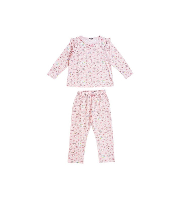 My Melody Long Sleeve Pajamas: Pink 100 - The Kitty Shop