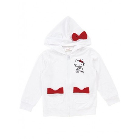 Hello Kitty Zip-Up Jacket: 120 Ribbon - The Kitty Shop