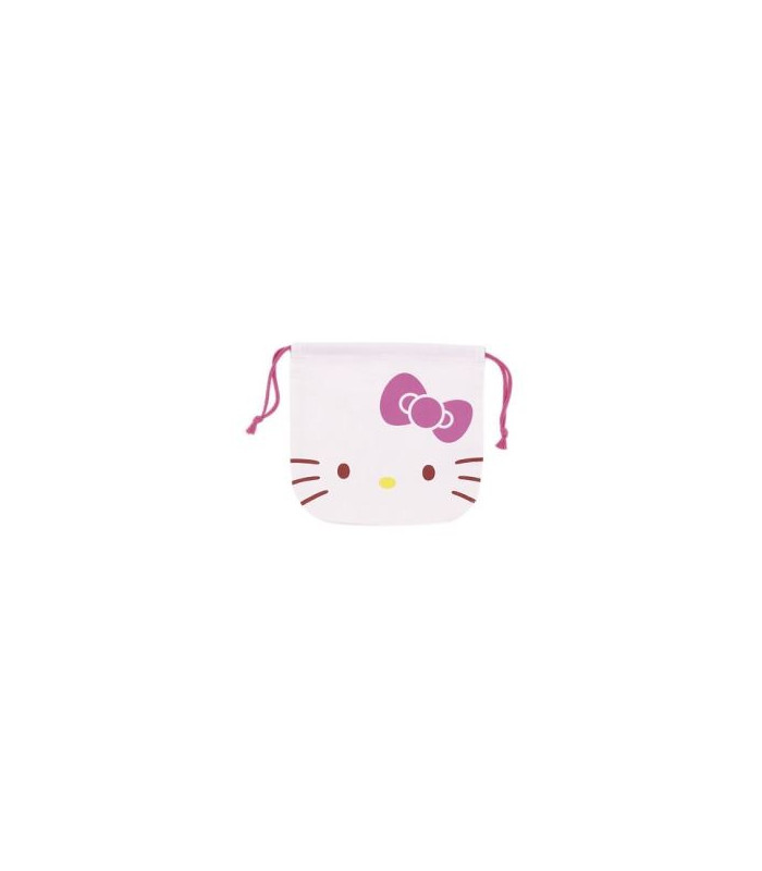 Hello Kitty D-String Bag: Small Face