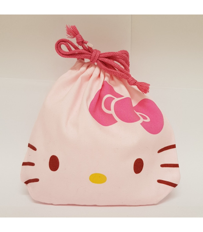 Hello Kitty D-String Bag: Small Face