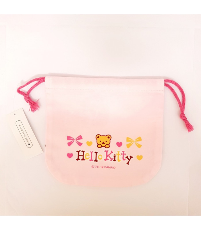 Hello Kitty D-String Bag: Small Face