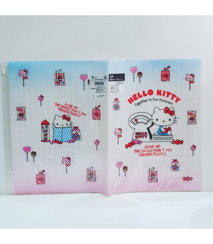 Hello Kitty File with Fastener: