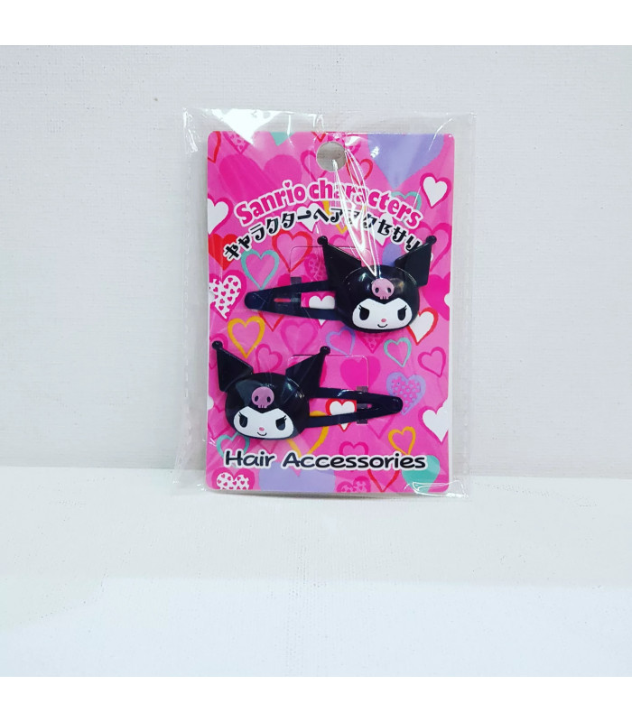 Kuromi Hair Clip 2P