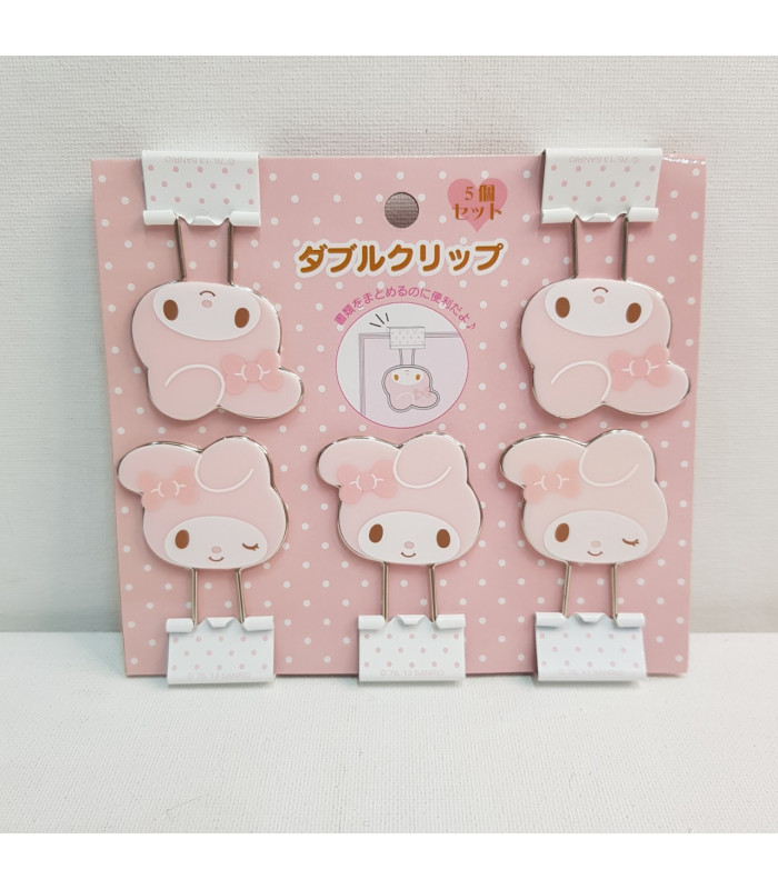 My Melody D-Cut Paper Clips: