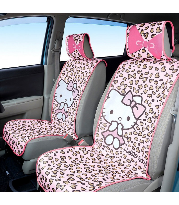 Hello Kitty Seat Covers Leopard