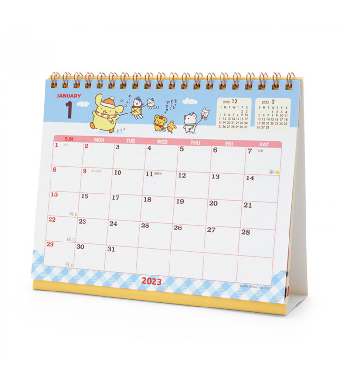 Pompompurin Desk Calendar: 2023