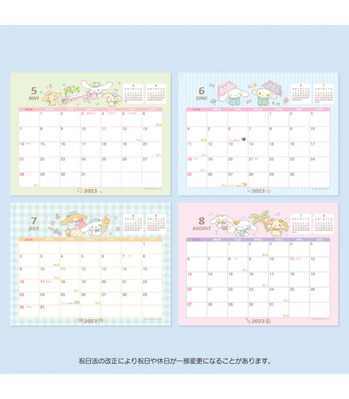 Cinnamoroll Desk Calendar: 2023