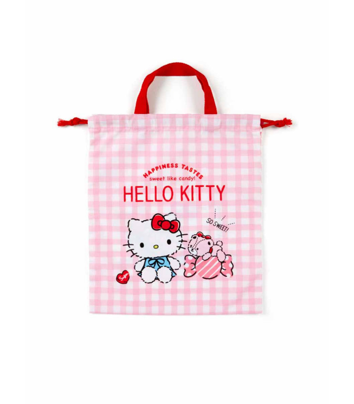 Hello Kitty D-String Tote Bag: Candy