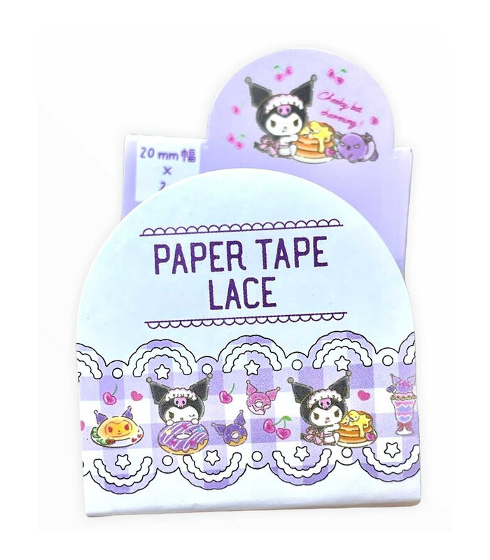 Kuromi Paper Tape:Lace