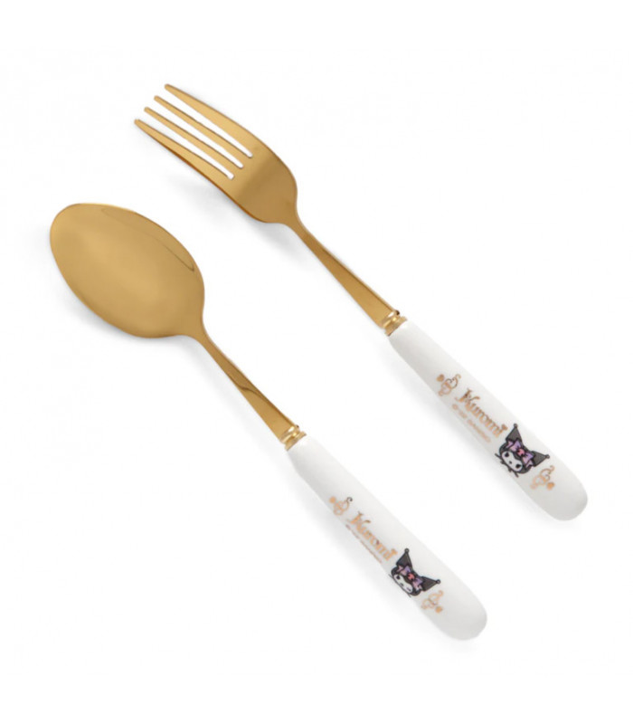 Kuromi Kids Spoon & Fork Set