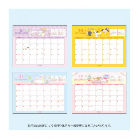 Cinnamoroll Desk Calendar: 2024