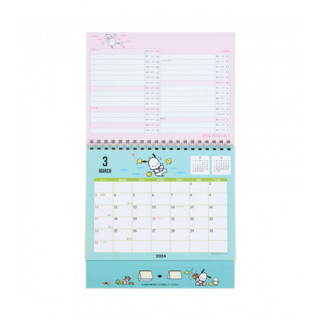 Pochacco Desk Calendar: 2024