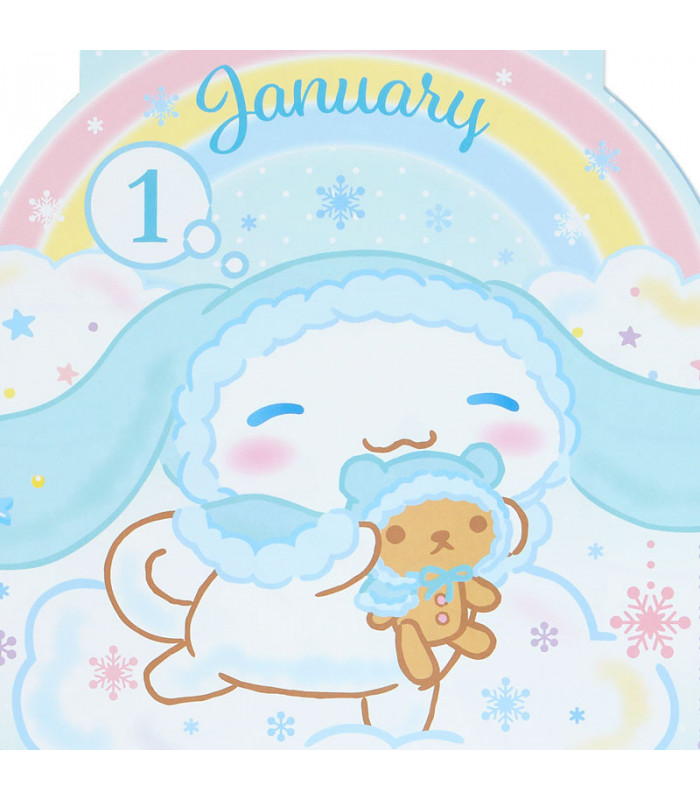 Cinnamoroll Diecut Wall Calendar 2024