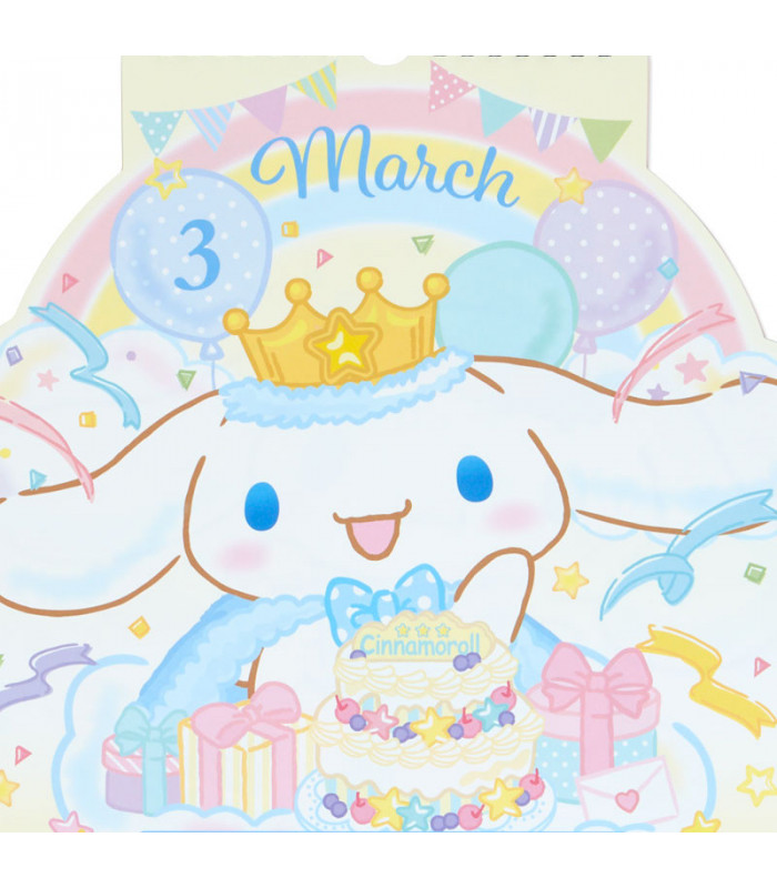 Cinnamoroll Diecut Wall Calendar 2024