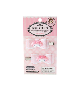 My Melody Hair Clip: Quilt Ribbon