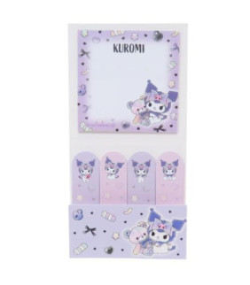 Kuromi Memo & Sticky Note Set