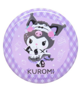 Kuromi Sanrio Charactors Can Badge Pin Japan Made