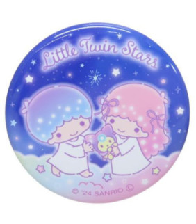 Little Twin Stars Sanrio Charactors Can Badge Pin Japan Made