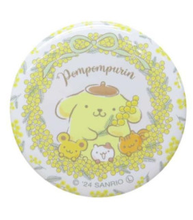 Pompompurin Sanrio Charactors Can Badge Pin Japan Made