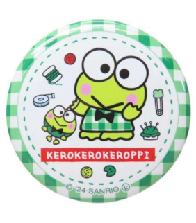 Keroppi Sanrio Charactors Can Badge Pin Japan Made