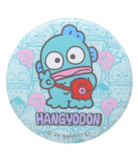 Hangyodon Sanrio Charactors Can Badge Pin Japan Made