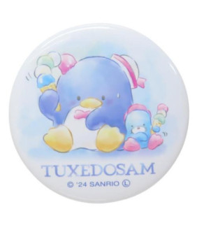 Tuxedosam Sanrio Charactors Can Badge Pin Japan Made