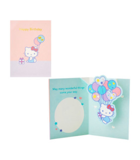 Hello Kitty Birthday Greeting Message Card : Bd217-3