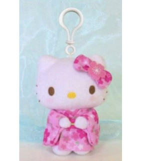 Hello Kitty Mascot Clip-On Sakura