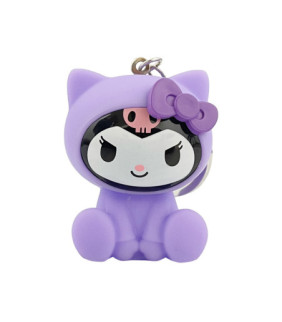 Kuromi Cat Costume 3D Figure Keyring