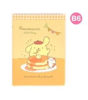 Pompompurin Planner / Diary: B6 Frame 2025