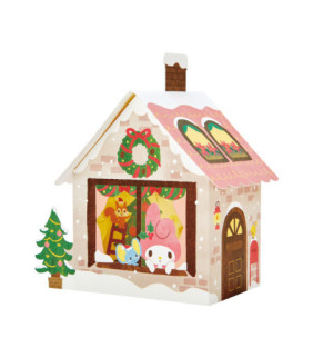 My Melody Christmas Card: 3D House Jx 75-4