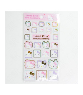 Hello Kitty Decorative Sticker 50th Anniversary