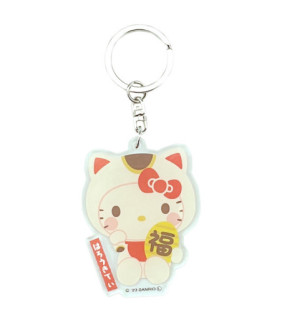 Hello Kitty Acrylic Keychain - Lucky Cat