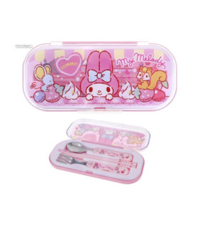 My Melody Kids Cutlery Set (Chopsticks, Spoon, Fork)