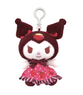 Kuromi Clip-on Plush Chocolate & Strawberry