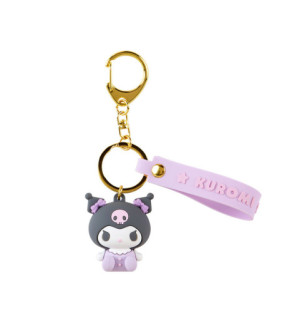 Kuromi Key Ring With Plastic Mascot: Baby