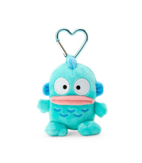 Hangyodon Mascot Plush Key Holder With Heart Carabiner :