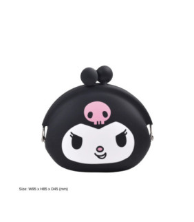 Kuromi Silicone Round Pouch