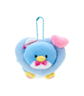 Tuxedosam Mascot Plush Keychain: Colorful Heart Series