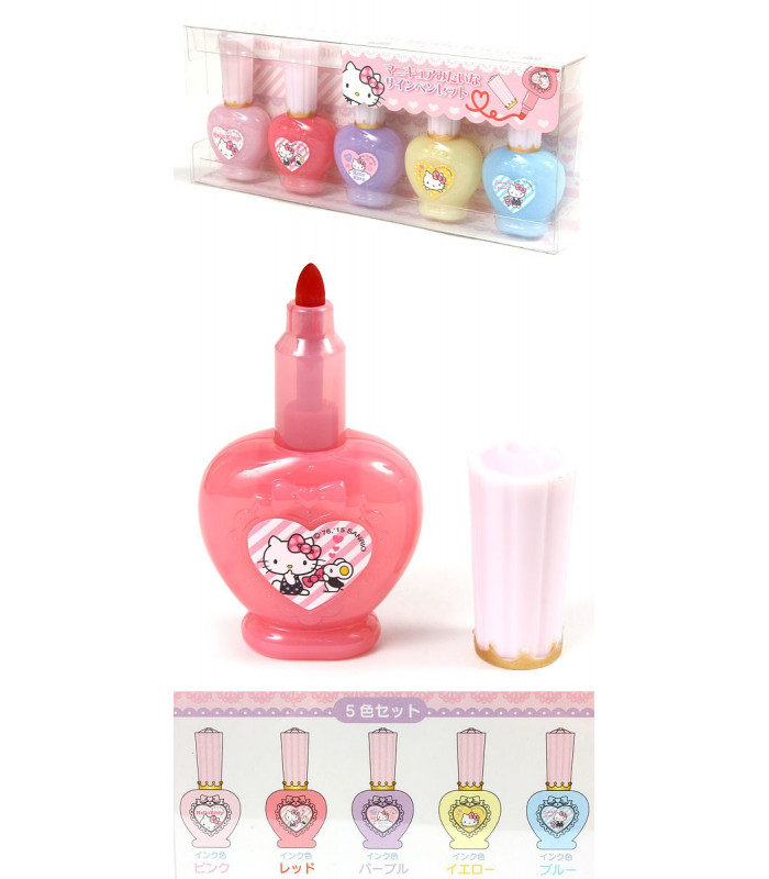 Hello Kitty 5C Soft Tipped Pen Set