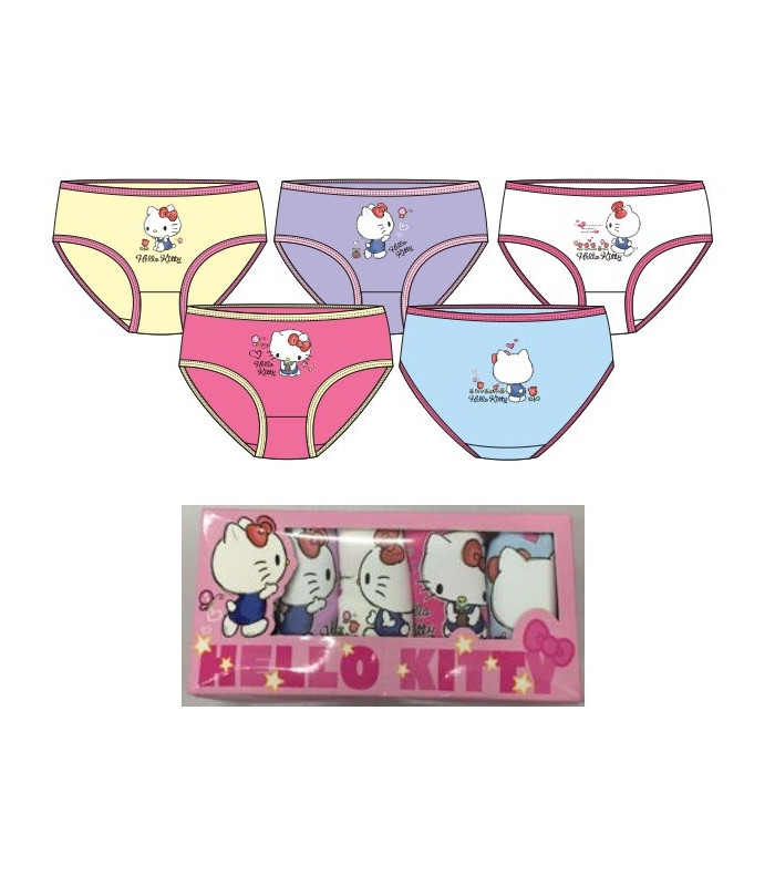 Hello Kitty Girl Panty 5Pcs Set in Box
