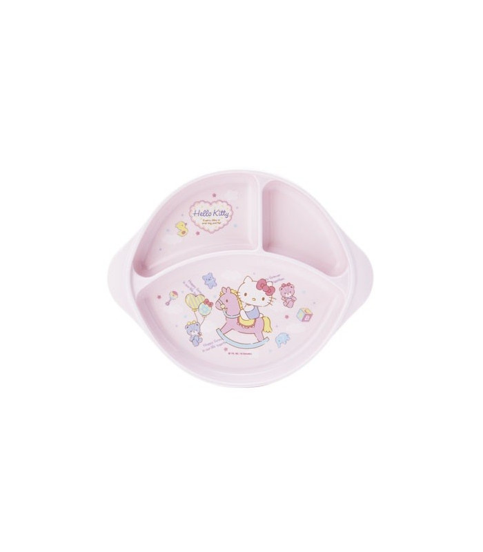 Hello Kitty Plastic Plate: Rockinghorse