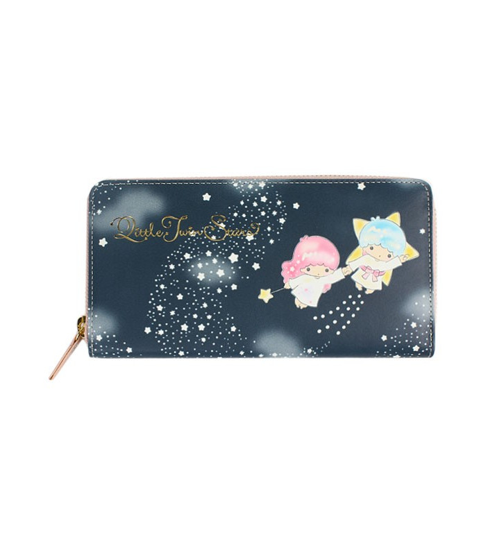 Little Twin Stars Long Wallet: Genuine Leather