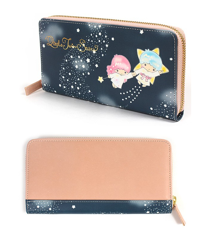 Little Twin Stars Long Wallet: Genuine Leather