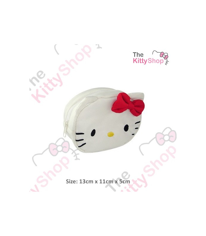 Hello Kitty Cosmetic Pouch White